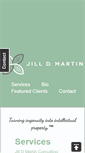 Mobile Screenshot of jilldmartin.com